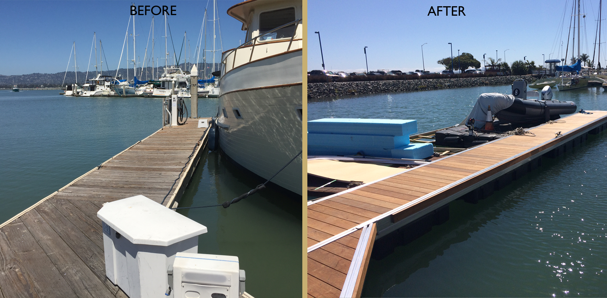 EMERYCOVE YACHT HARBOR renovation is started!